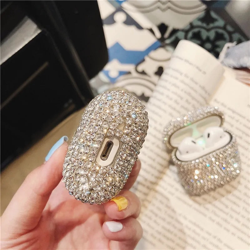 Luxury Bling Earbuds Case by Anti Spier