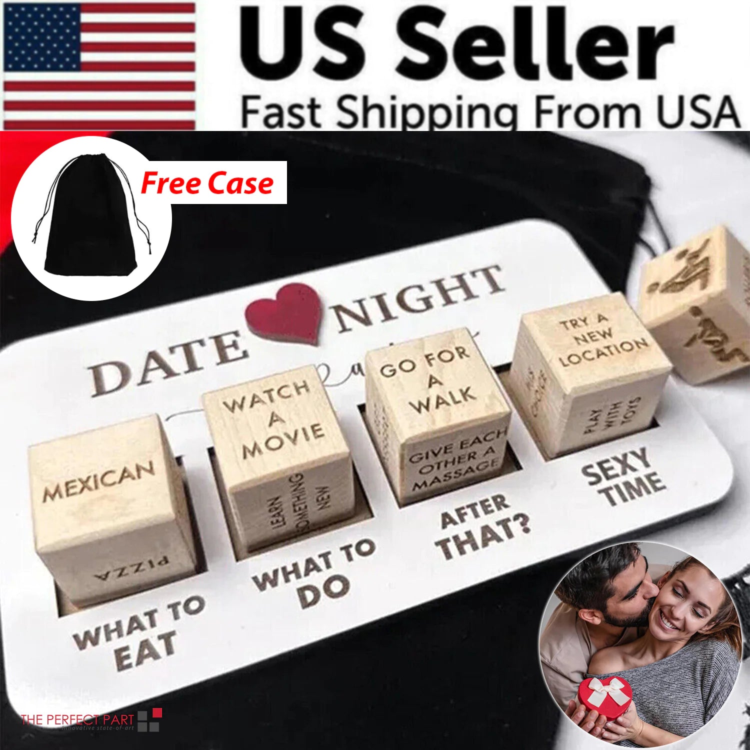Date Night Dice After Dark Edition Date Night Wooden Dice Game For Couples Fun by Anti Spier