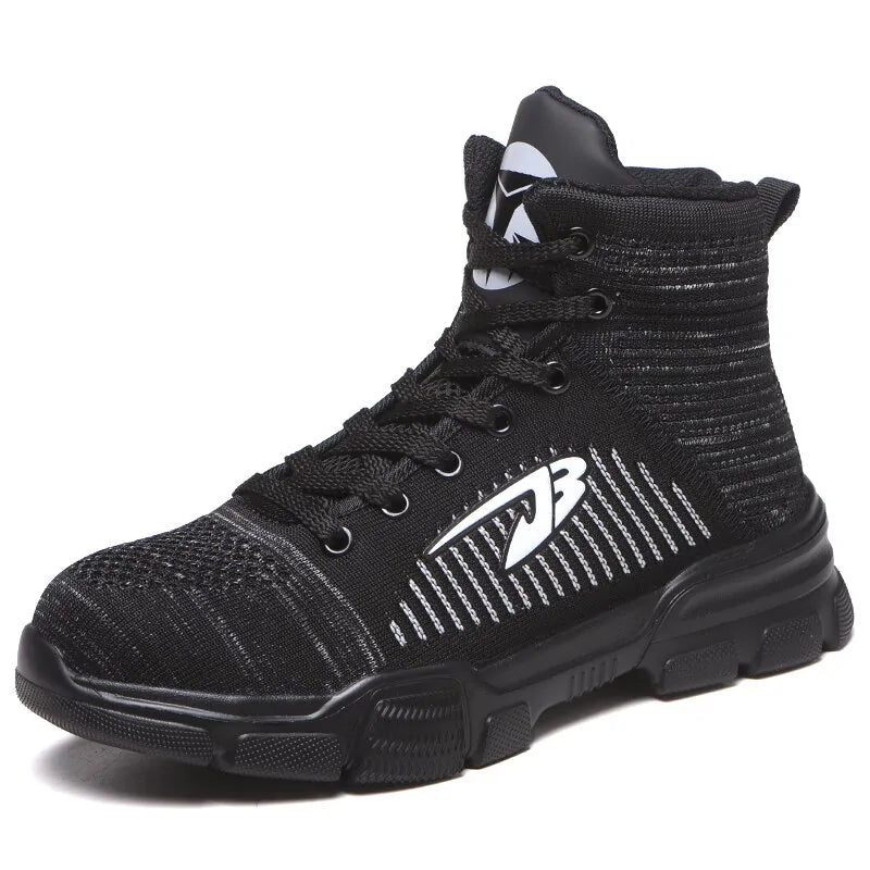 Men's Winter Safety Work Boots - Steel Toe Waterproof Insulated Construction Boots by Anti Spier