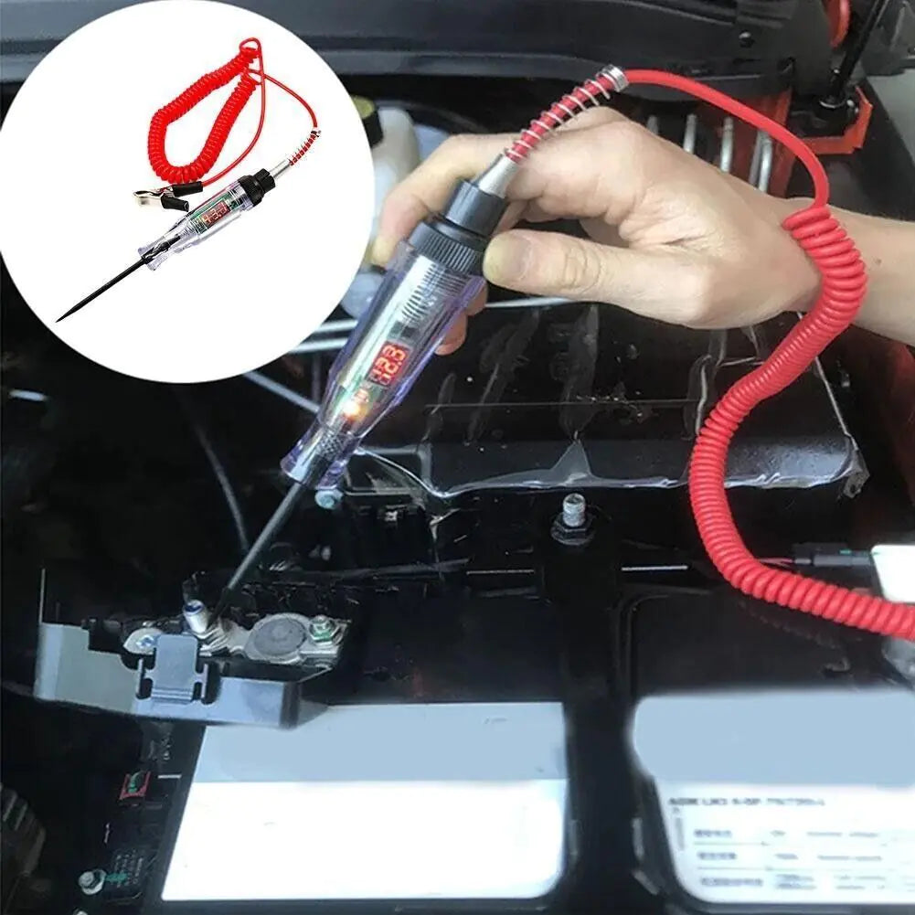 Digital Electric Voltage Circuit Tester Automotive Test Light Car Truck 6-24V US by Anti Spier