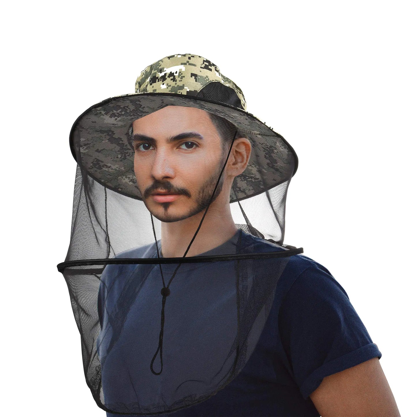 CozyCabin Mosquito Head Net Hat with Removable Mesh Hidden Netting Design for Outdoor Fishing Gardening by Anti Spier