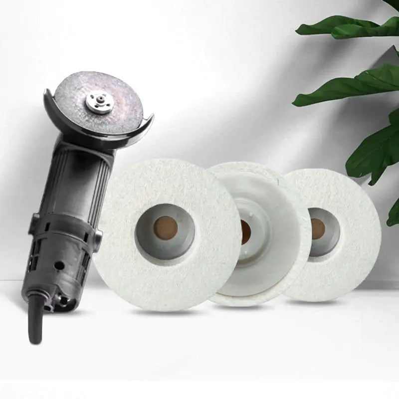 Wool Polishing Wheel Disc for Angle Grinder by Anti Spier