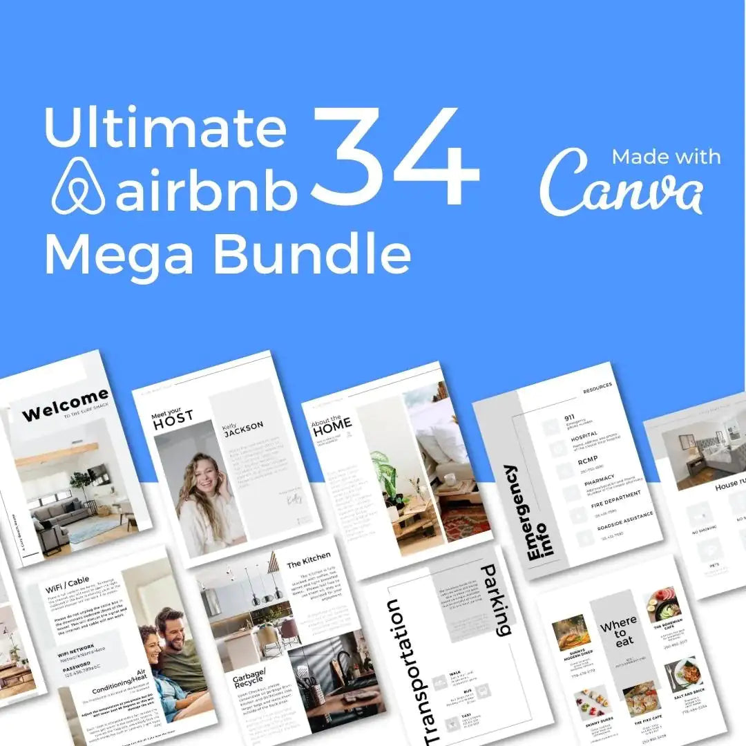 Ultimate Downloadable AirBnB Host Template Bundle by Anti Spier