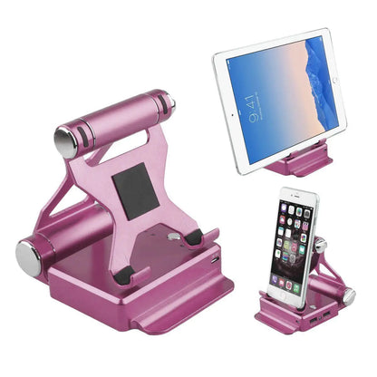 Podium Style Stand With Extended Battery Up To 200% For iPad, iPhone And Other Smart Gadgets by Anti Spier