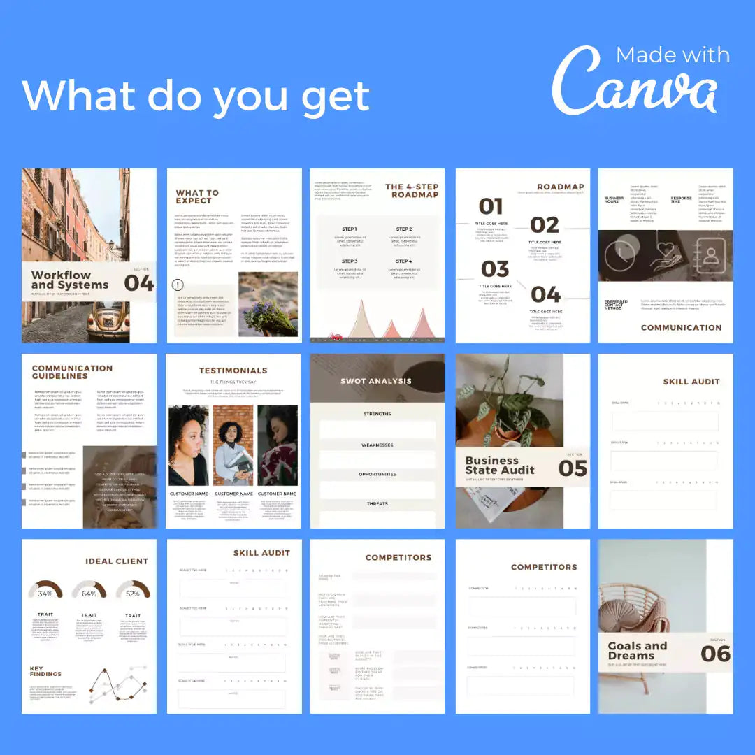 Downloadable Business Plan 100 Templates by Anti Spier