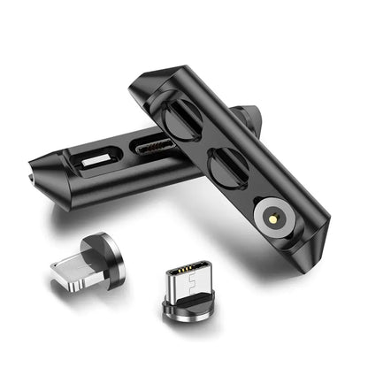 3 in 1 Magnetic Cable Plugs Case by Anti Spier