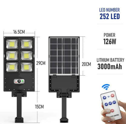 New Solar Double Row Street Light by Anti Spier