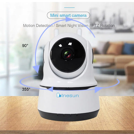 Wireless Security Camera 1080P Night Vision, Motion Detection, Activity Alert, Deterrent Alarm by Anti Spier