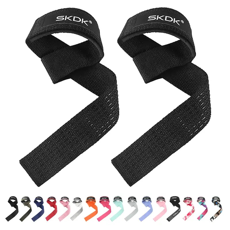 Anti-Slip Silicone Weightlifting Wrist Straps by Anti Spier