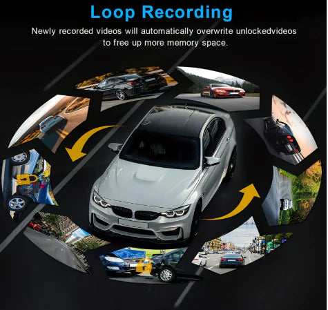 360° Dual Lens Car Dash Cam by Anti Spier