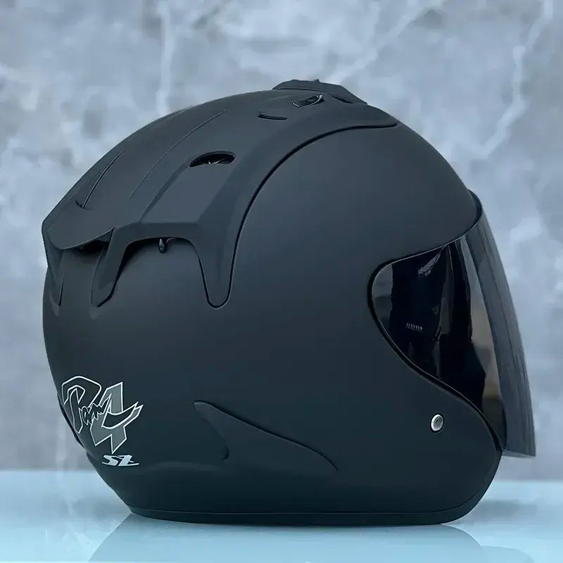 Ultralight Safety Motorcycle Helmet with Integrated Light by Anti Spier