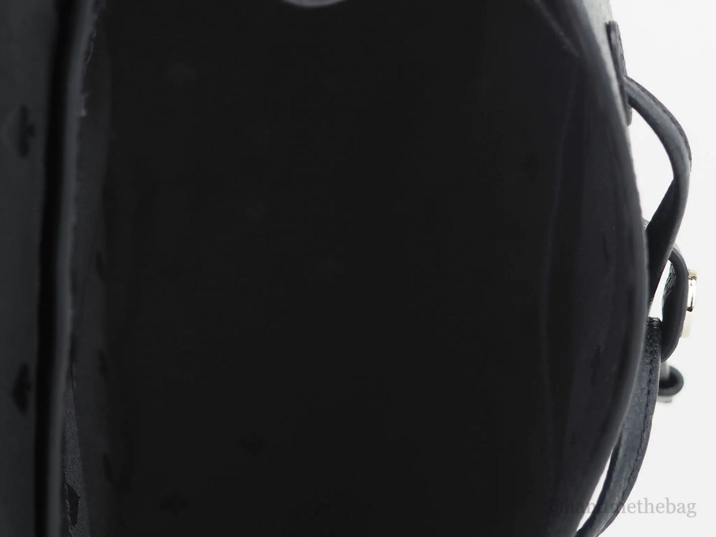 Kate Spade Leila Black Pebbled Leather Medium Flap Shoulder Backpack Book Bag by Anti Spier