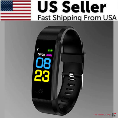 Fitness Smart Watch Activity Tracker Heart Rate For Women Men Oxygen BP Monitor by Anti Spier