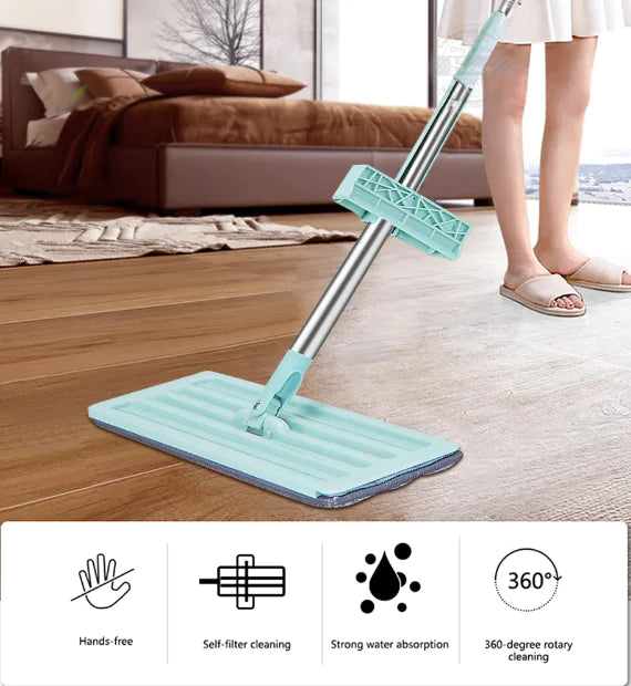 360 Hands-Free Microfiber Floor Mop by Anti Spier