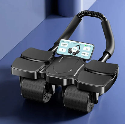 Smart Abdominal Wheel with Auto-Rebound & Fitness App Integration by Anti Spier