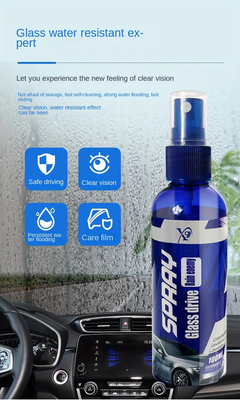 Automobile Anti-fog and Anti-rain Spray for Windshield by Anti Spier