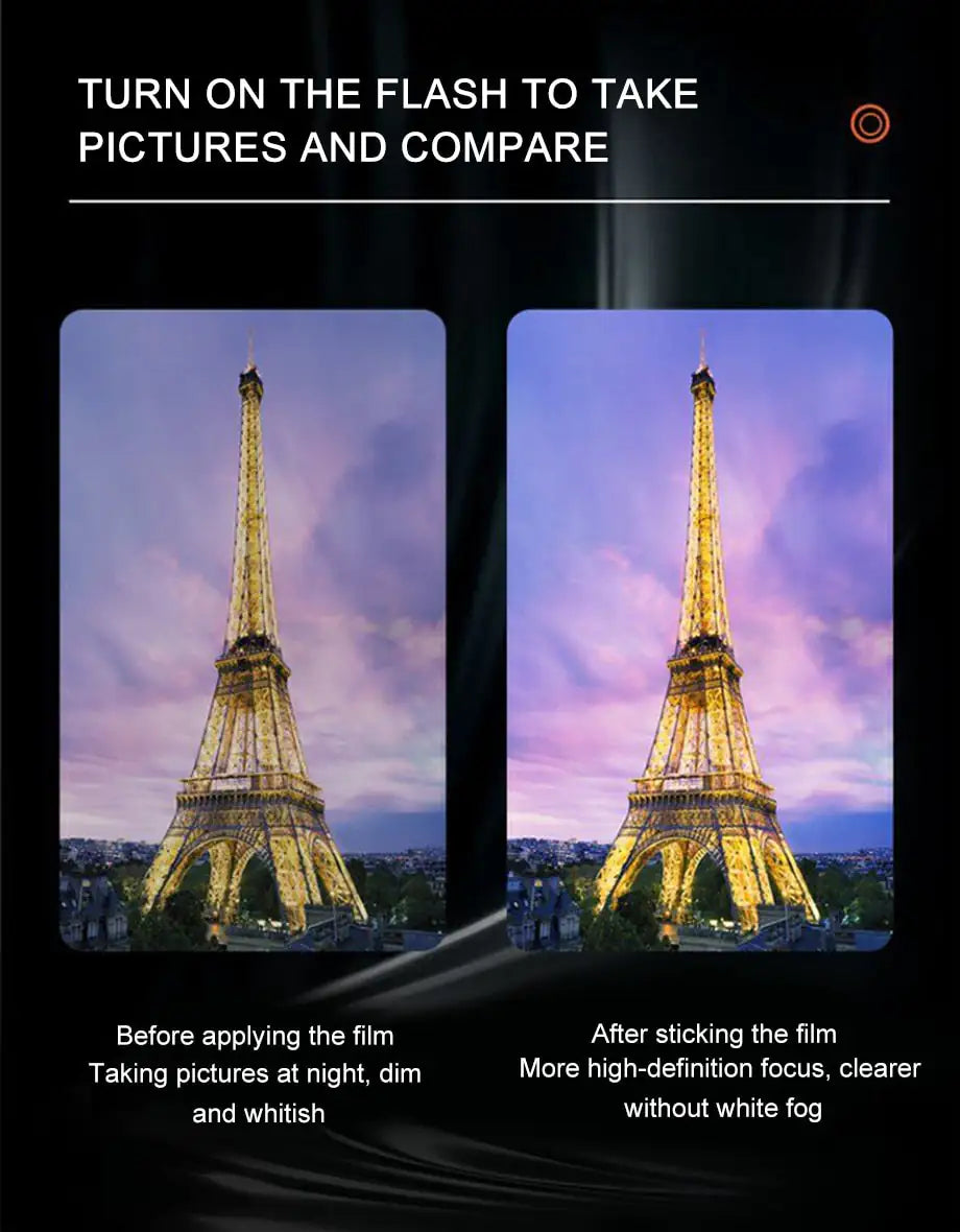 Camera Lens Protector - Tempered Glass Screen Protection for Phone Camera by Anti Spier