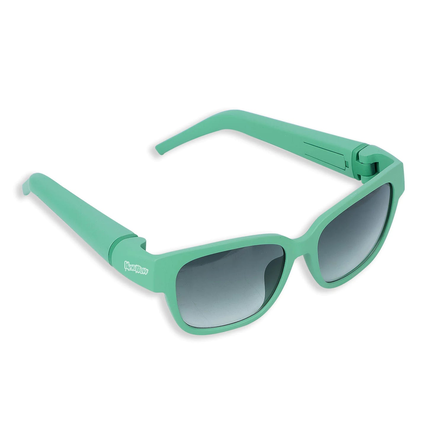 Sunglasses with Hidden Horn Tube Storage by Anti Spier