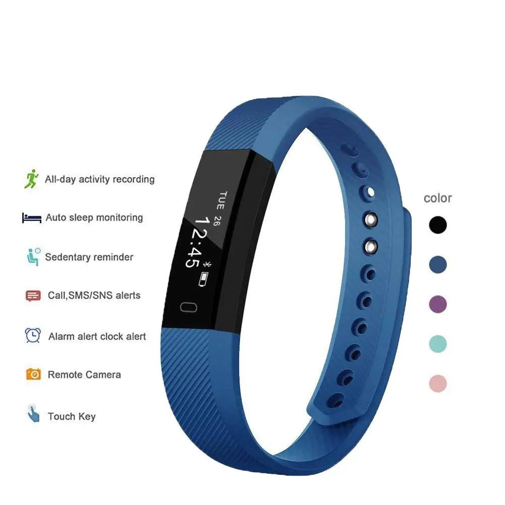 SmartFit Slim Activity Tracker And Monitor Smart Watch With FREE Extra Band by Anti Spier