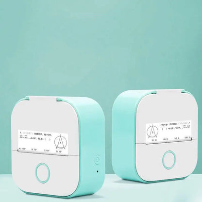 Portable Mini Thermal Label Printer Home Photo Printer Student Wrong Question Printer Bluetooth Mini Label Printer Price Tag by Anti Spier