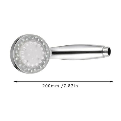 Handheld 7 Color Changing LED Light Water Bath Home Bathroom Shower Head Glow by Anti Spier