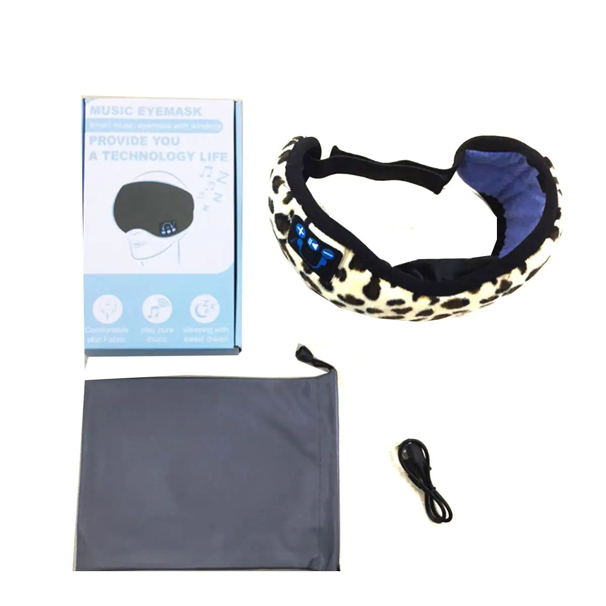 EZ Sleep Eye Blind Fold with Bluetooth Music by Anti Spier