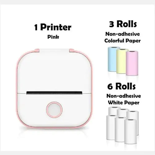 Portable Mini Thermal Label Printer Home Photo Printer Student Wrong Question Printer Bluetooth Mini Label Printer Price Tag by Anti Spier