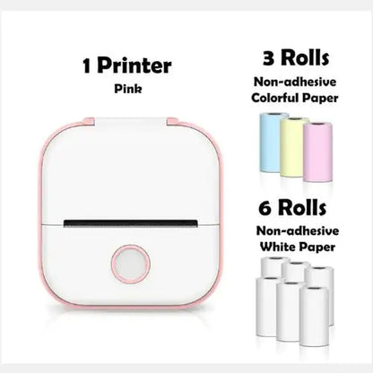 Portable Mini Thermal Label Printer Home Photo Printer Student Wrong Question Printer Bluetooth Mini Label Printer Price Tag by Anti Spier