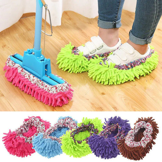 Multifunction Floor Dust Cleaning Slippers Shoes by Anti Spier