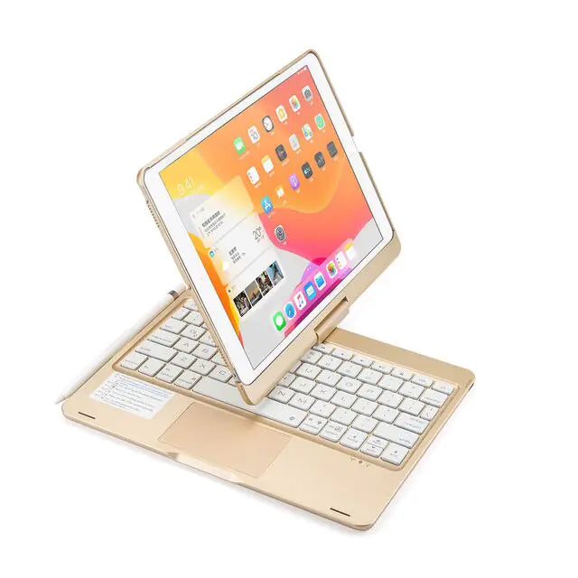 Led Backlight Touchpad Bluetooth Keyboard Case by Anti Spier