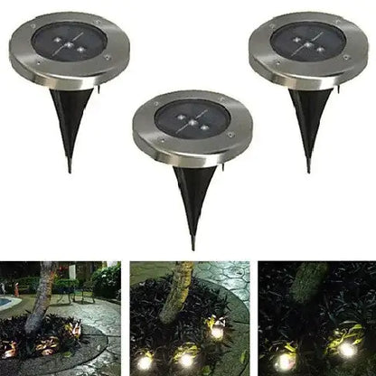 Runway Solar 3 LED Inground Lights by Anti Spier