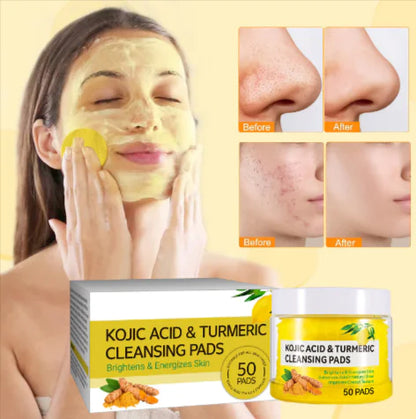 Turmeric Kojic Acid Cotton Cloth for Gentle Skin Care by Anti Spier