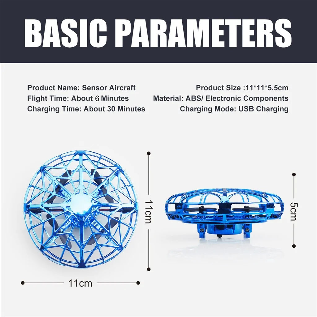 Mini Drone Quad Induction Levitation UFO by Anti Spier