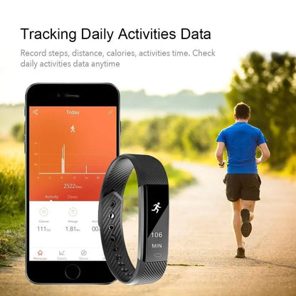 SmartFit Slim Activity Tracker And Monitor Smart Watch With FREE Extra Band by Anti Spier