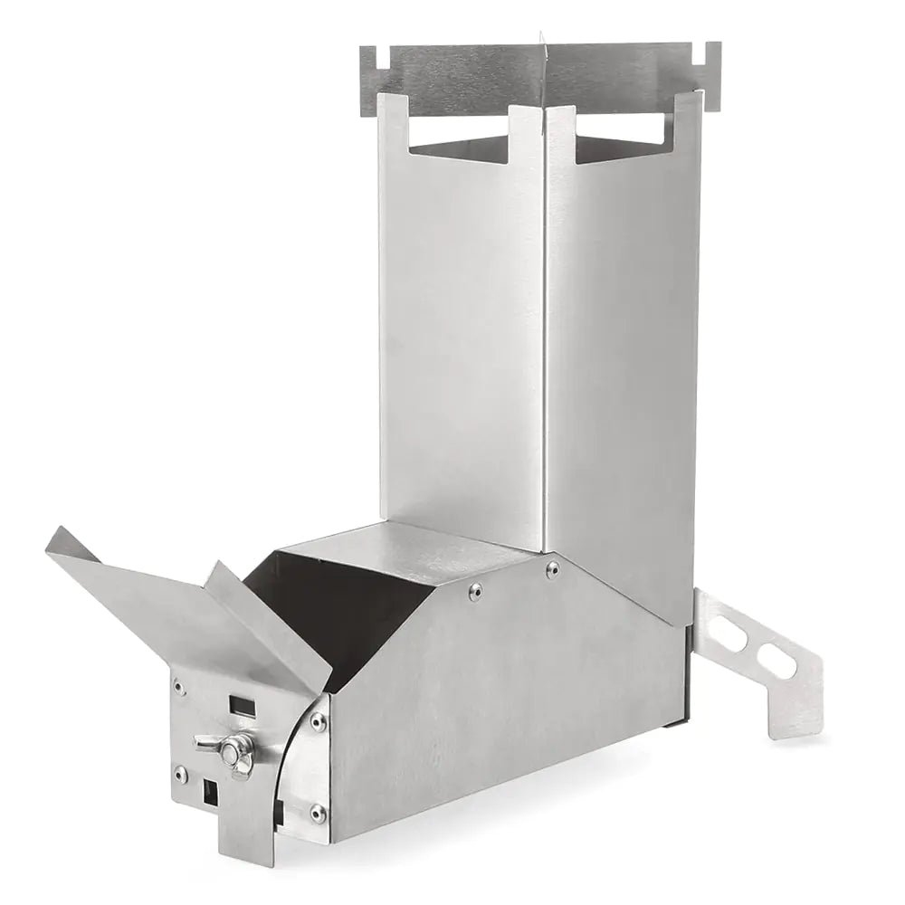 Stainless Steel Folding BBQ Grill for Camping and Firewood by Anti Spier