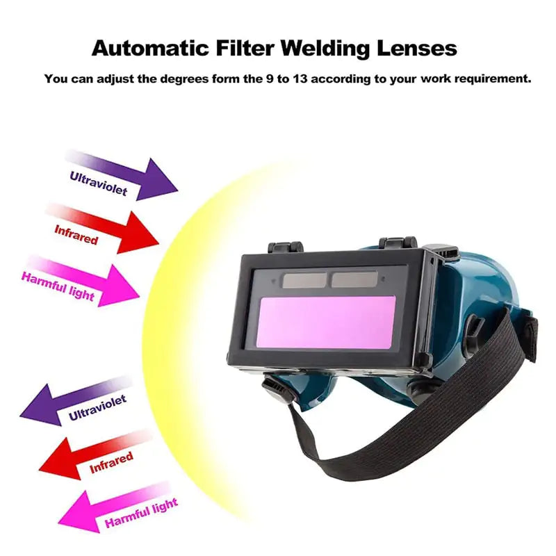Auto Darkening Welding Eyes Goggles by Anti Spier
