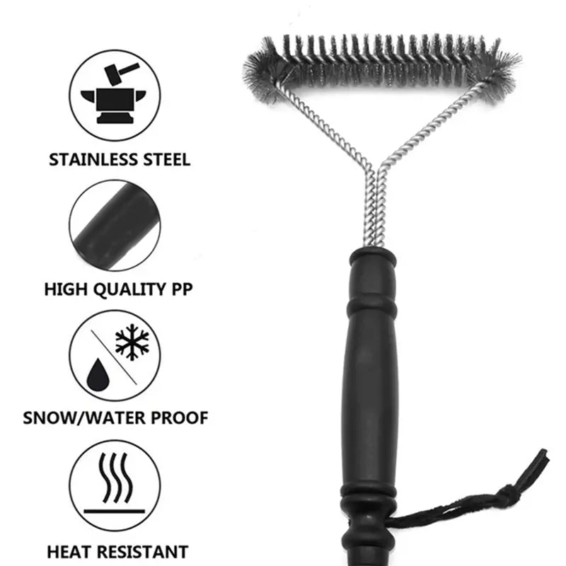 Stainless Steel BBQ Grill Cleaning Brush - 1pc Tool by Anti Spier