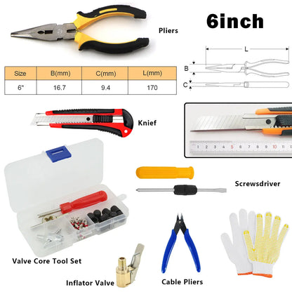 Car Tire Repair Tool Kit by Anti Spier