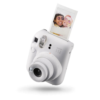 Fujifilm Instax Mini 12 Instant Camera Clay White (Renewed) by Anti Spier