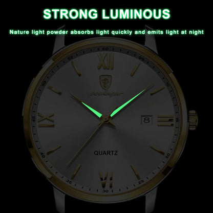 Leather Men Quartz Luxury Watches by Anti Spier