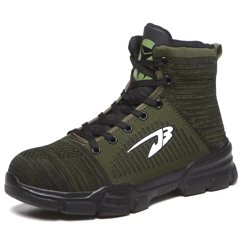 Men's Winter Safety Work Boots - Steel Toe Waterproof Insulated Construction Boots by Anti Spier