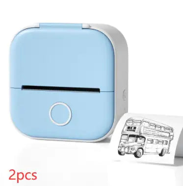Portable Mini Thermal Label Printer Home Photo Printer Student Wrong Question Printer Bluetooth Mini Label Printer Price Tag by Anti Spier