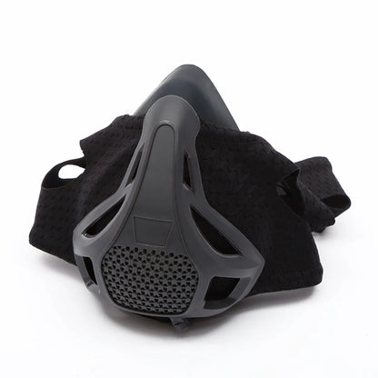Black Exercise Resistance Mask Anaerobic Adjustable by Anti Spier