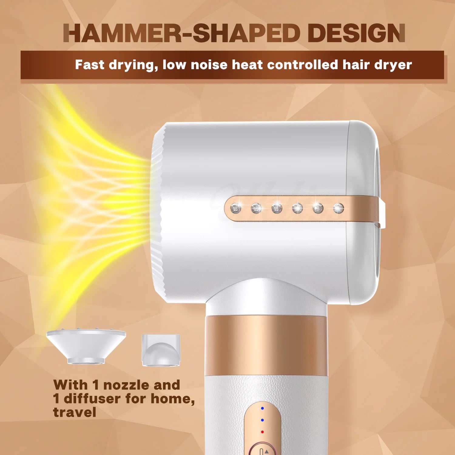 7-in-1 Hot Air Hair Styling Comb by Anti Spier