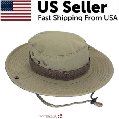 Wide Brim Sun Hat UV Protection Bucket Cap For Hiking Camping Fishing Safari Men by Anti Spier