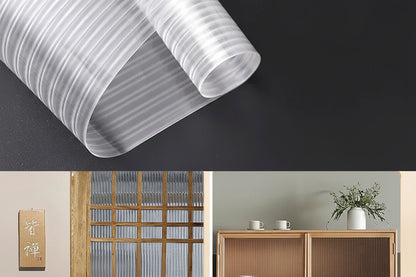 Frosted Glass Privacy Window Film for Offices - Static Cling Light Control by Anti Spier