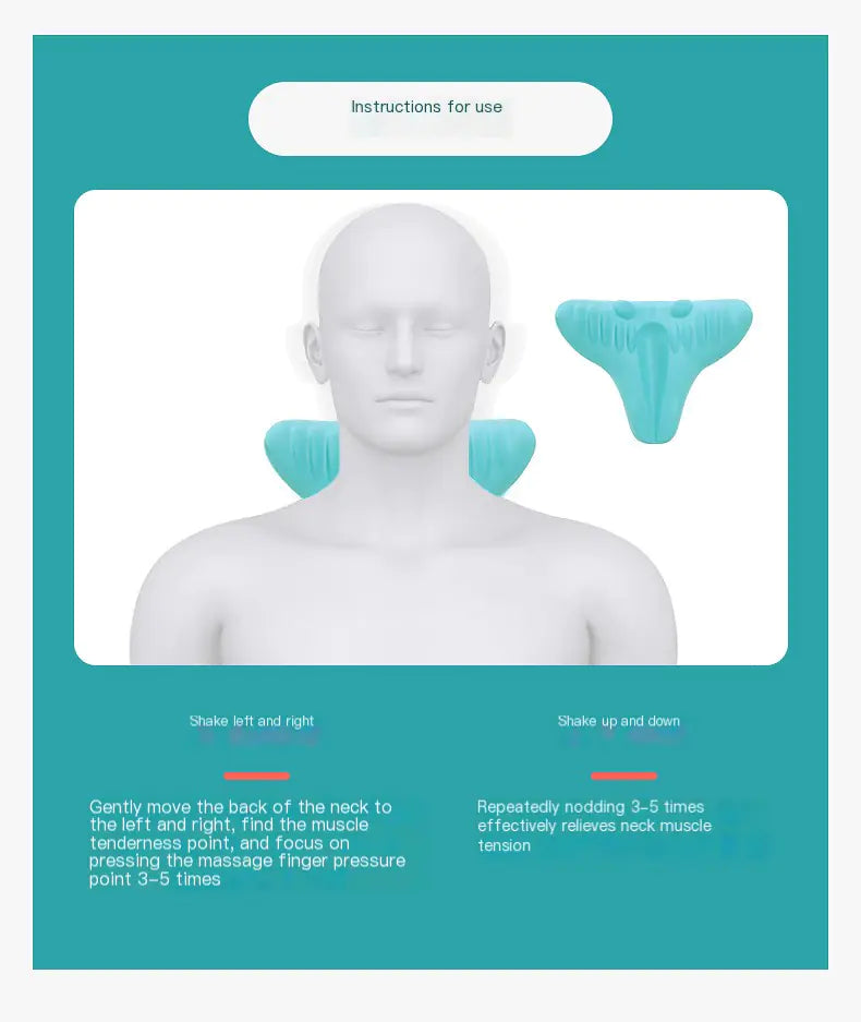 Neck Traction & Massage Pillow by Anti Spier