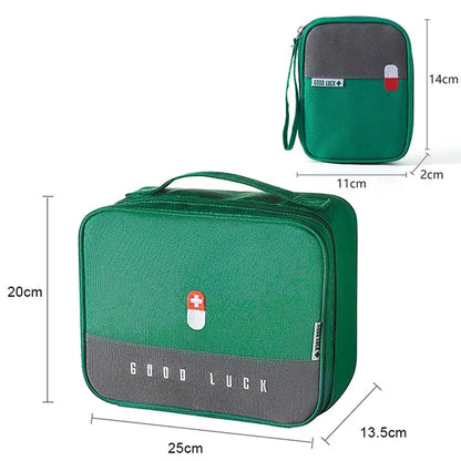 Large Capacity First Aid Kit Home Medicine Storage by Anti Spier