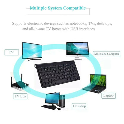 Mini Wireless Keyboard And Mouse Set Waterproof 2.4G For Mac Apple PC Computer by Anti Spier