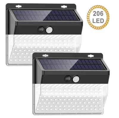 Lumina 206 LED Cluster Lights With Solar Power And Motion Sensor by Anti Spier